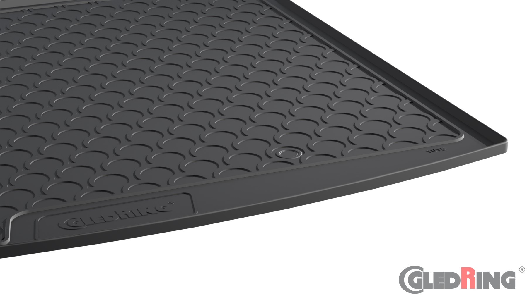 Original Gledring Premium Gummi Kofferraummatte - VOLKSWAGEN Touran 5T (Oberer Boden) 10.2015->